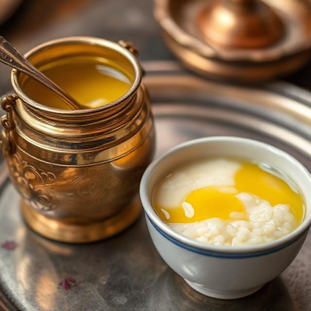Bilona A2 Gir Cow Ghee for digestive and mental health in Ayurveda